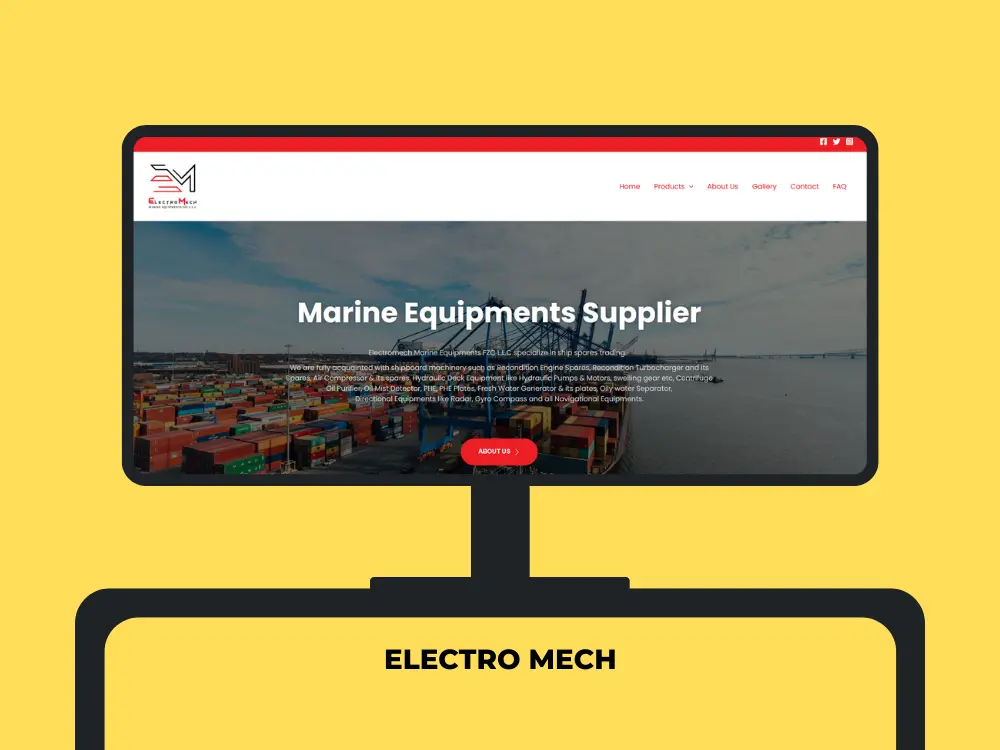 Electro Mech - Website Development