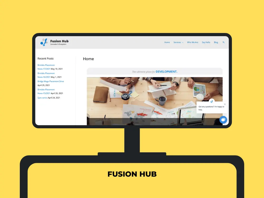 Fusion Hub - Website Development