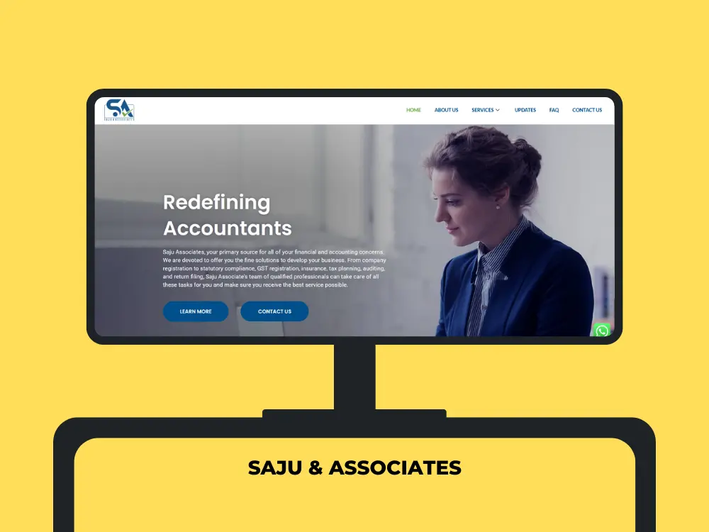 Saju & Associates - Website Development